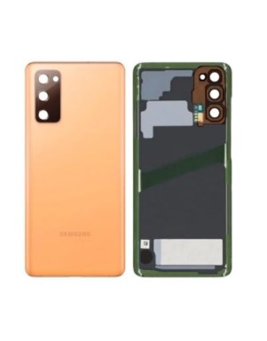 Vitre arrière pour Samsung Galaxy S20 FE 4G (G780F), S20 FE 5G (G781B) Orange