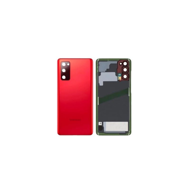 Vitre arrière pour Samsung Galaxy S20 FE 4G (G780F), S20 FE 5G (G781B) Rouge