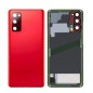Vitre arrière pour Samsung Galaxy S20 FE 4G (G780F), S20 FE 5G (G781B) Rouge