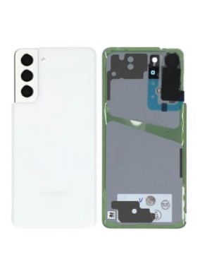 Vitre arrière pour Samsung Galaxy S21 5G (G991B) Blanc
