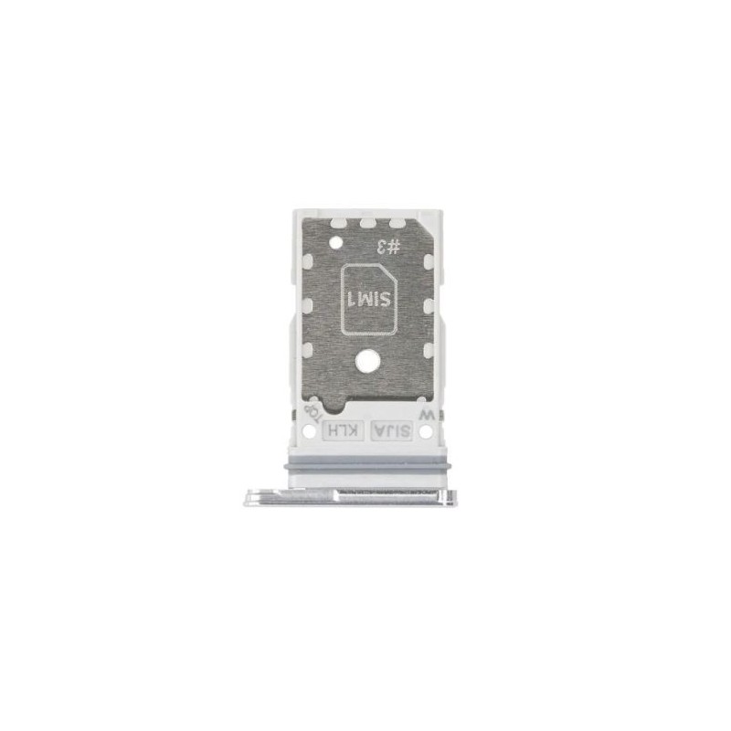 Tiroir SIM pour Samsung Galaxy S22 (S901B), S22 Plus (S906B) Blanc