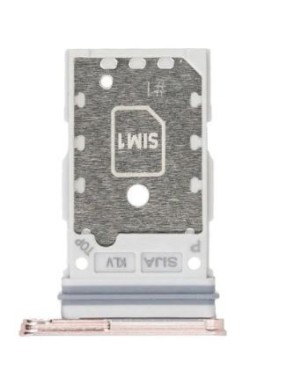 Tiroir SIM pour Samsung Galaxy S22 (S901B), S22 Plus (S906B) Rose Or