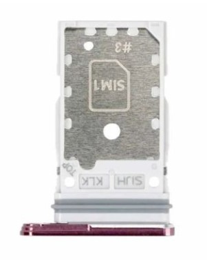 Tiroir SIM pour Samsung Galaxy S22 Ultra 5G (S908B) Bordeaux