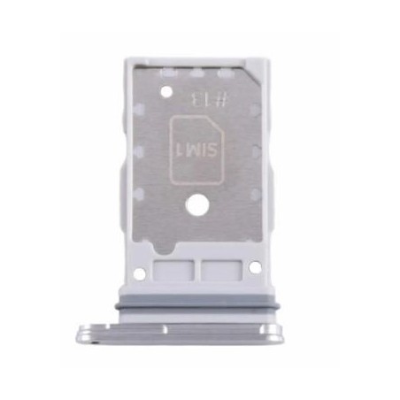 Tiroir SIM pour Samsung Galaxy S24 (S921B) / S24 Plus (S926B) Argent