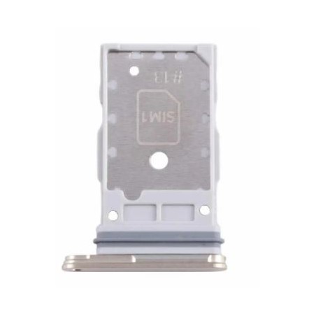 Tiroir SIM pour Samsung Galaxy S24 (S921B) / S24 Plus (S926B) Crème