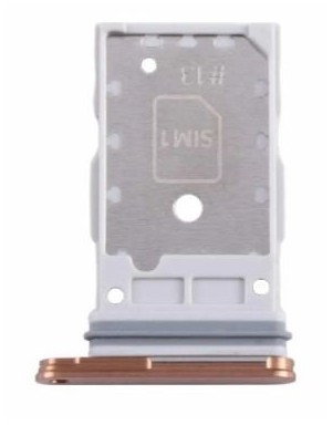 Tiroir SIM pour Samsung Galaxy S24 (S921B) / S24 Plus (S926B) Orange