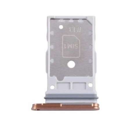 Tiroir SIM pour Samsung Galaxy S24 (S921B) / S24 Plus (S926B) Orange