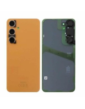 Vitre Arrière pour Samsung Galaxy S24 Plus (S926B) Orange