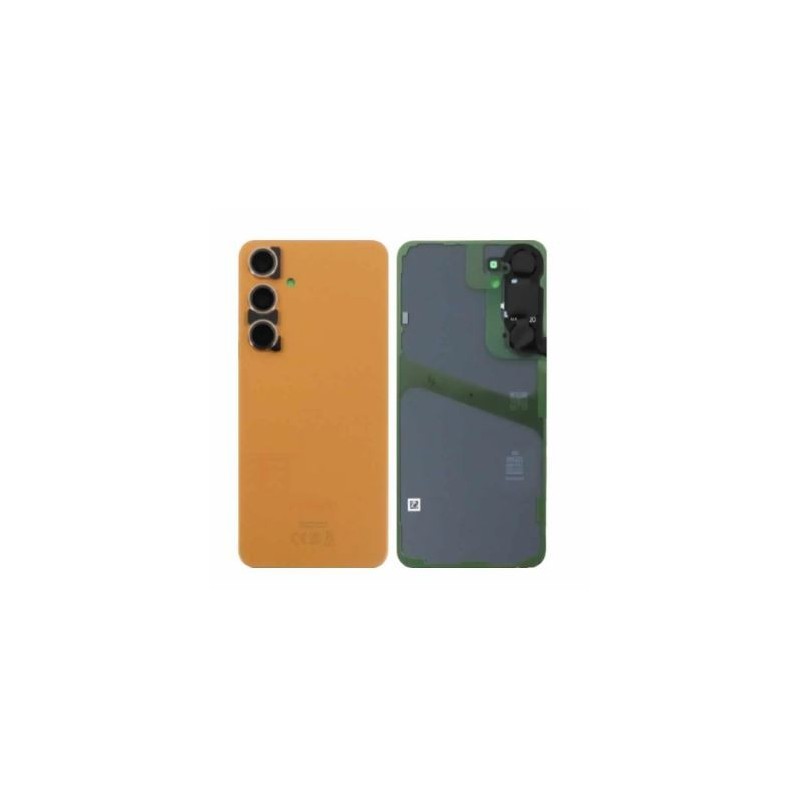 Vitre Arrière pour Samsung Galaxy S24 Plus (S926B) Orange