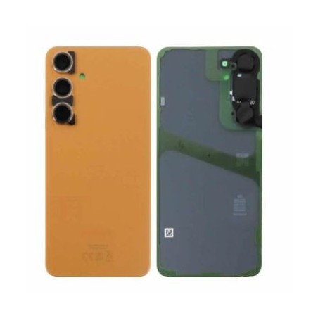Vitre Arrière pour Samsung Galaxy S24 Plus (S926B) Orange