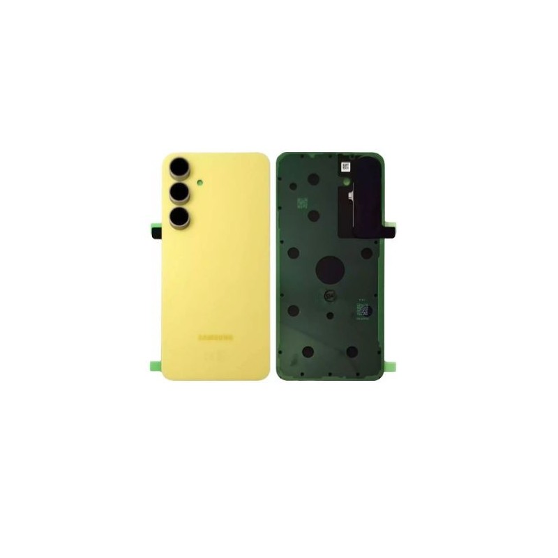 Vitre arrière pour Samsung Galaxy S24 FE (S721B) Jaune