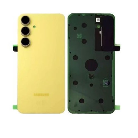 Vitre arrière pour Samsung Galaxy S24 FE (S721B) Jaune