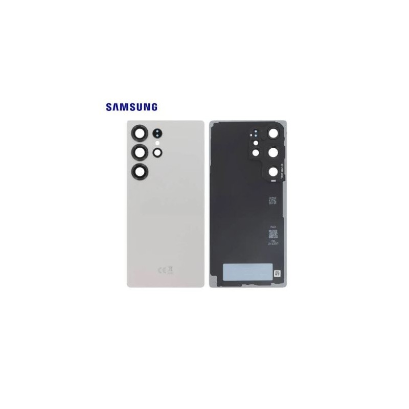 Vitre arrière Samsung Galaxy S25 Ultra (S938B) Gris Titane