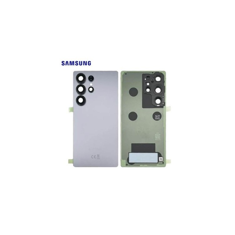 Vitre arrière Samsung Galaxy S25 Ultra (S938B) Bleu Titane