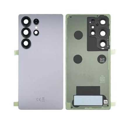 Vitre arrière pour Samsung Galaxy S25 Ultra (S938B) Bleu Titane