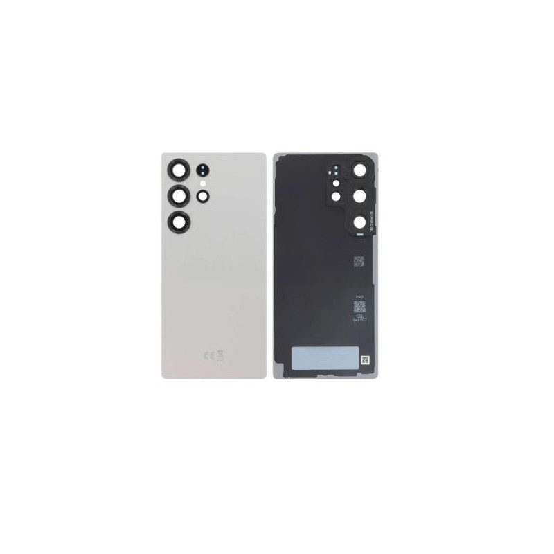 Vitre arrière pour Samsung Galaxy S25 Ultra (S938B) Gris Titane