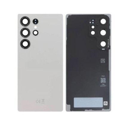 Vitre arrière pour Samsung Galaxy S25 Ultra (S938B) Gris Titane