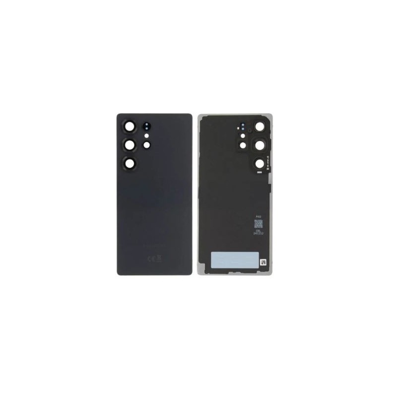 Vitre arrière pour Samsung Galaxy S25 Ultra (S938B) Noir Titane