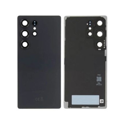 Vitre arrière pour Samsung Galaxy S25 Ultra (S938B) Noir Titane