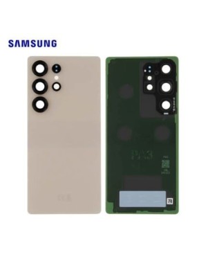 Vitre arrière pour Samsung Galaxy S25 Ultra (S938B) Or Rose Titane