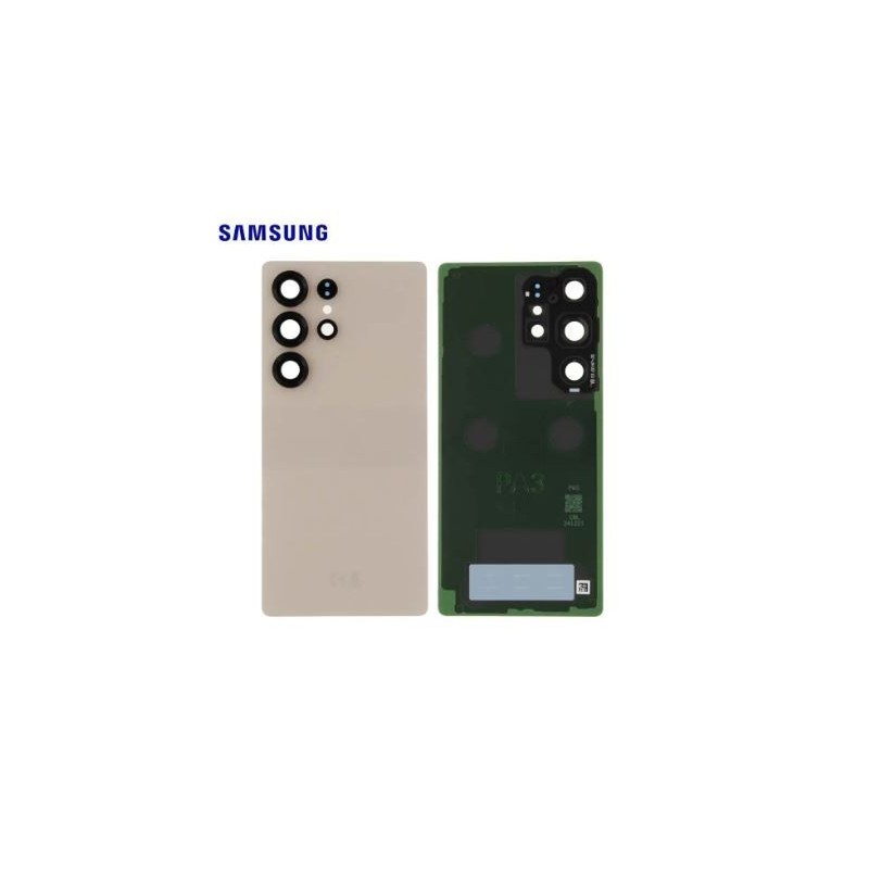 Vitre arrière pour Samsung Galaxy S25 Ultra (S938B) Or Rose Titane