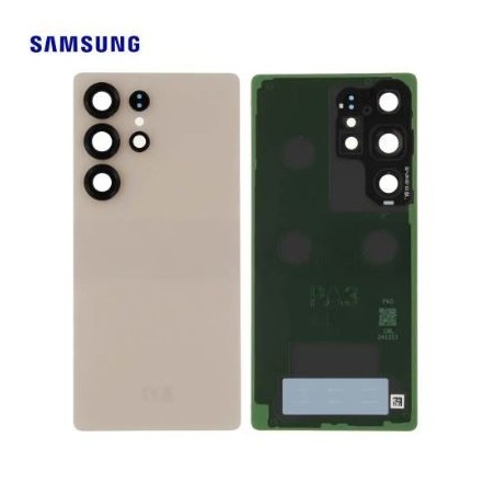 Vitre arrière pour Samsung Galaxy S25 Ultra (S938B) Or Rose Titane