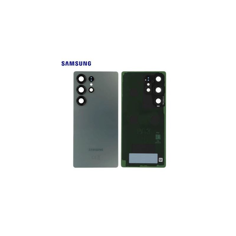 Vitre arrière pour Samsung Galaxy S25 Ultra (S938B) Vert Titane