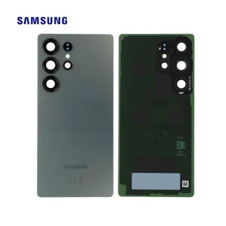 Vitre arrière pour Samsung Galaxy S25 Ultra (S938B) Vert Titane