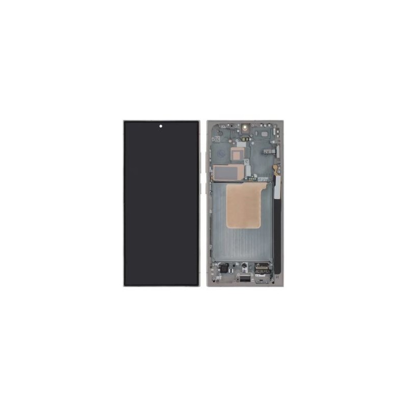 Ecran complet pour Samsung Galaxy S24 Ultra (S928B) Titane Jaune