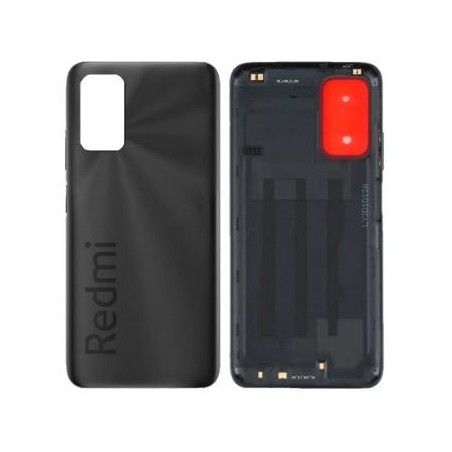 Vitre arrière pour Xiaomi Redmi 9T Gris Carbone