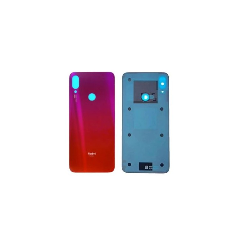 Vitre arrière pour Xiaomi Redmi Note 7 Rouge Nebuleuse