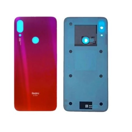 Vitre arrière pour Xiaomi Redmi Note 7 Rouge Nebuleuse
