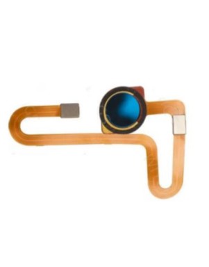 Nappe Lecteur empreinte pour Xiaomi Redmi Note 8 Bleu