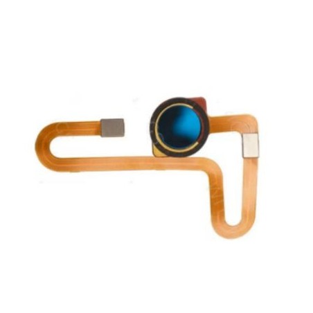 Nappe Lecteur empreinte pour Xiaomi Redmi Note 8 Bleu