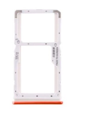 Tiroir SIM pour Xiaomi Redmi Note 8 Pro Orange Corail