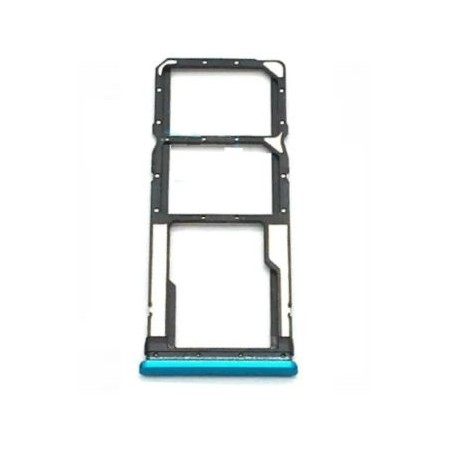 Tiroir SIM pour Xiaomi Redmi Note 9s Bleu Aurora