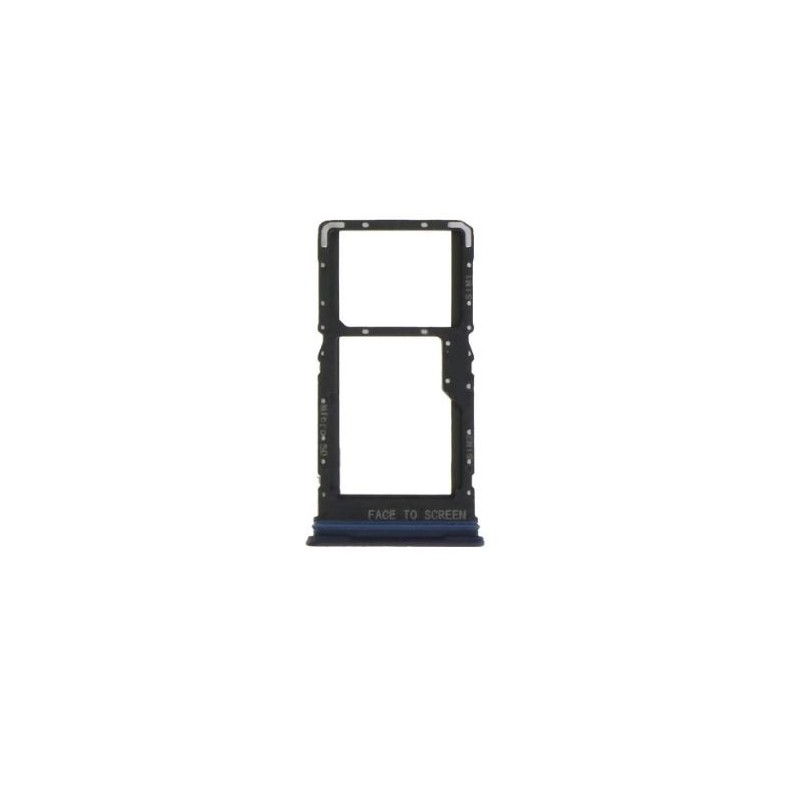 Tiroir SIM pour Xiaomi Redmi Note 9 Pro 5G Bleu Azur