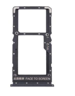 Tiroir SIM pour Xiaomi Redmi Note 10 5G / Poco M3 Pro 5G Gris Graphite