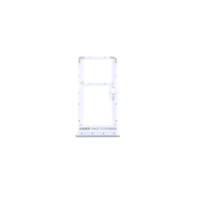 Tiroir SIM pour Xiaomi Redmi Note 10 5G / Poco M3 Pro 5G Argent Chrome