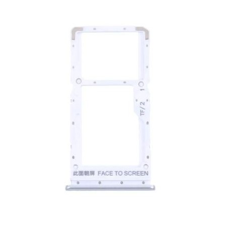 Tiroir SIM pour Xiaomi Redmi Note 10 5G / Poco M3 Pro 5G Argent Chrome