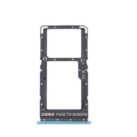 Tiroir SIM pour Xiaomi Redmi Note 10 5G / Poco M3 Pro 5G Vert Aurore