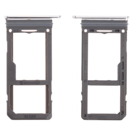 Tiroir SIM pour Samsung Galaxy S8/S8+ (G950/G955F) Argent