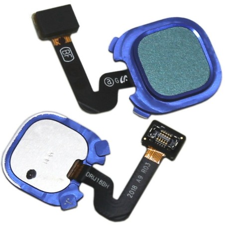 Lecteur d'empreintes pour Samsung Galaxy A9 2018 (A920F) Bleu