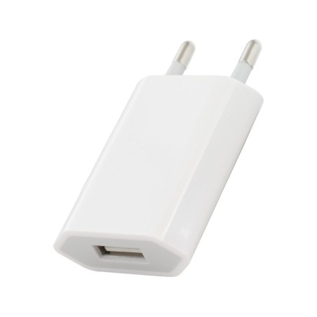 Chargeur Secteur USB 5W Blanc