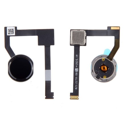 Bouton Home complet pour iPad Air 2, Mini 4, iPad Pro 12.9" Noir