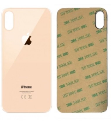 Vitre arrière pour iPhone Xs Max Or