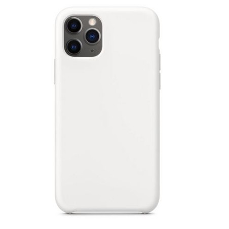 Coque en Silicone rigide iPhone 12/12 Pro Blanche