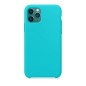 Coque en Silicone rigide iPhone 12/12 Pro Bleue