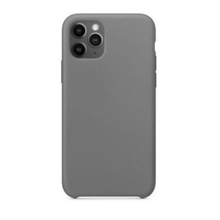 Coque en Silicone rigide iPhone 12/12 Pro Grise