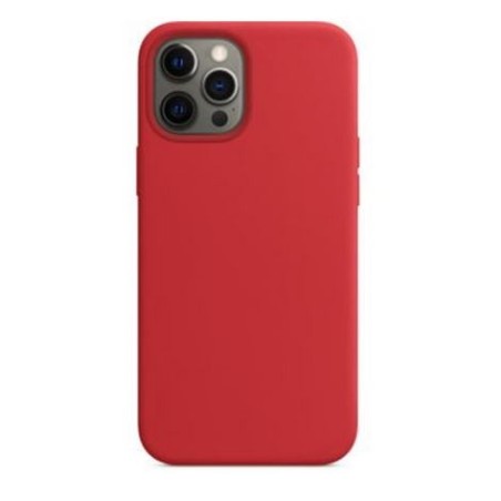 Coque en Silicone rigide iPhone 12/12 Pro Rouge